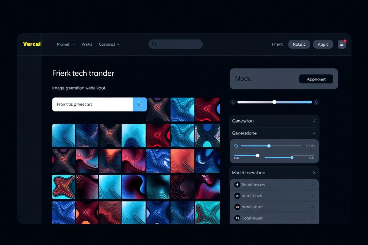 Image Generation Platform interface screenshot